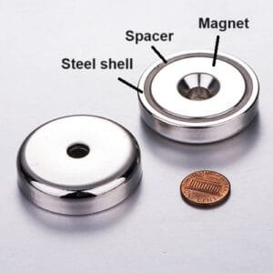 cup magnet.pot magnets.neodymium pot magnets
