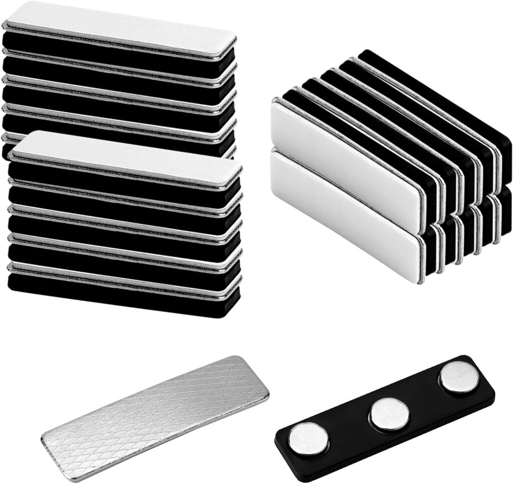 Magnetic name tags.Magnetic name badges