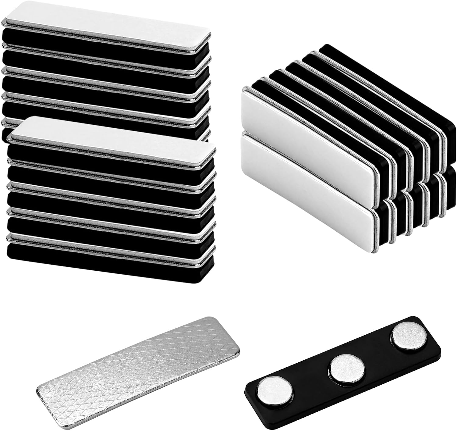 Magnetic name tags